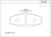 ASIMCO KD7350 Brake Pad Set, disc brake